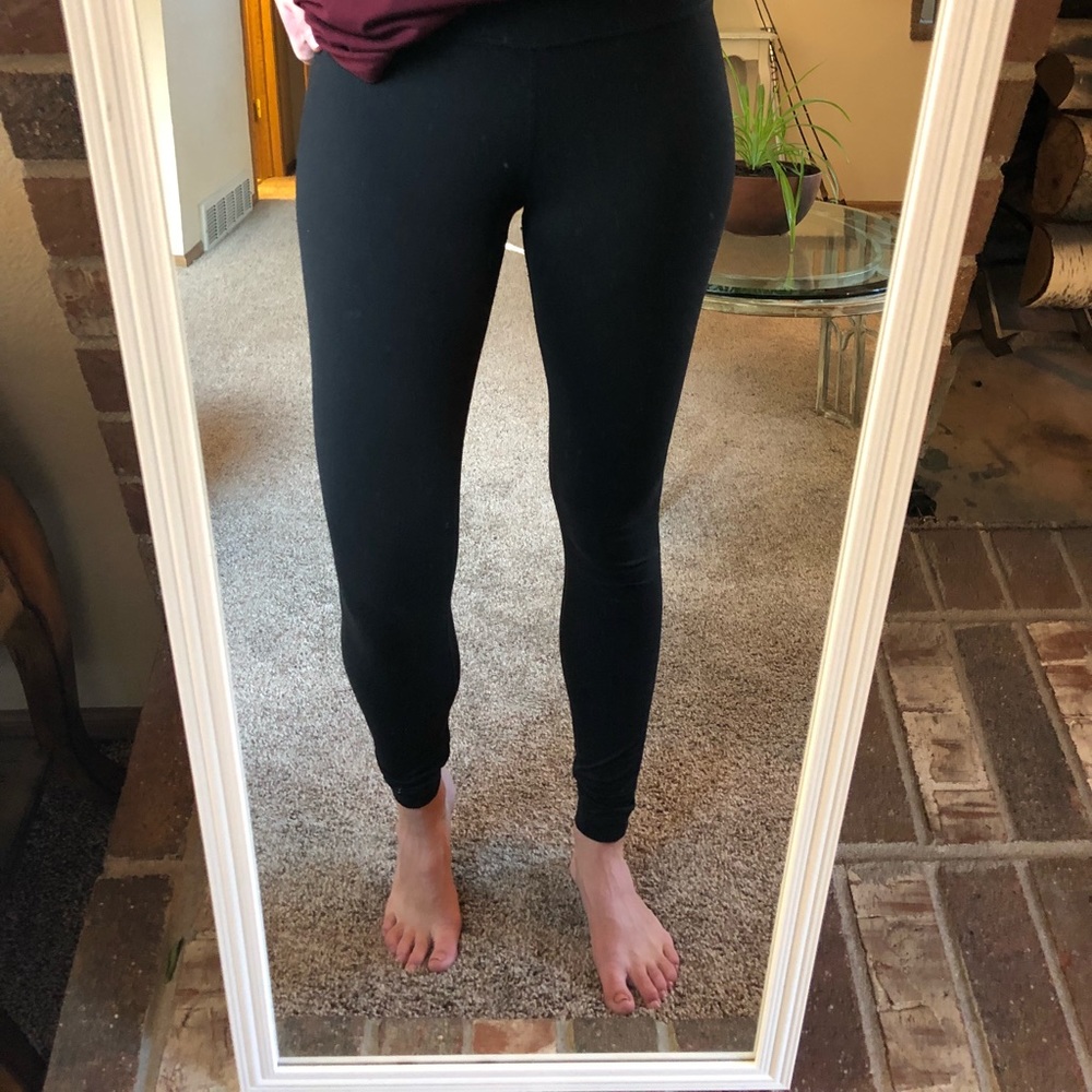 Long Black Leggings